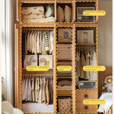 Oak Solid Wood Kids Wardrobe.