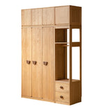 Oak Solid Wood Kids Wardrobe.