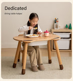Beech Solid Wood Handmade Children's Table.