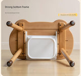 Beech Solid Wood Handmade Children's Table.