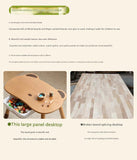 Beech Solid Wood Handmade Children's Table.