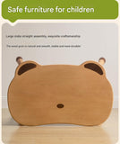 Beech Solid Wood Handmade Children's Table.