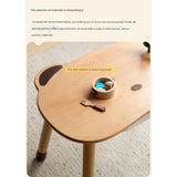 Beech Solid Wood Handmade Children's Table.