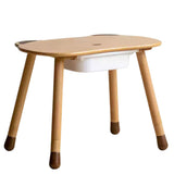 Beech Solid Wood Handmade Children's Table.