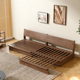 100% Solid Wood Frame Modular Sofa Bed with DIY Configurations & Washable Cotton Covers