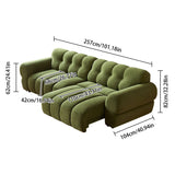 Smart Electric Reclining Sofa - Green Microfiber Velvet Extendable Couch