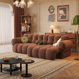 Smart Electric Reclining Sofa - Green Microfiber Velvet Extendable Couch