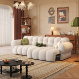Smart Electric Reclining Sofa - Green Microfiber Velvet Extendable Couch