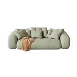 WEHOMZ Velvet Bean Bag Style Sleeper Sofa Bed – Pet-Friendly, Foldable & Multi-Functional in Beige, Grey, Green, Caramel