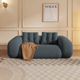 WEHOMZ Velvet Bean Bag Style Sleeper Sofa Bed – Pet-Friendly, Foldable & Multi-Functional in Beige, Grey, Green, Caramel