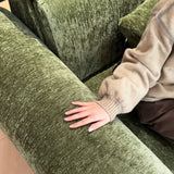 WEHOMZ Green Chenille Adjustable Headrest Couch – Water-Resistant & Luxuriously Comfy