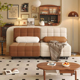 WEHOMZ Convertible Sleeper Sofa Bed with Adjustable Backrest & Soft Corduroy Upholstery in Neutral Tones