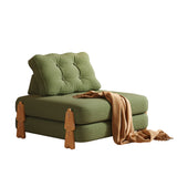 Modular Floor Folding Sofa Bed in High-Quality Fabric & Solid Wood - Convertible & Comfortable for Versatile Seating