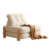 Modular Floor Folding Sofa Bed in High-Quality Fabric & Solid Wood - Convertible & Comfortable for Versatile Seating