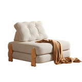 Modular Floor Folding Sofa Bed in High-Quality Fabric & Solid Wood - Convertible & Comfortable for Versatile Seating