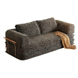 Corduroy Modular Futon Couch Bed & Sleeper Sofa in Caramel, Gray, Beige