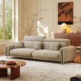 WEHOMZ Green Chenille Adjustable Headrest Couch – Water-Resistant & Luxuriously Comfy