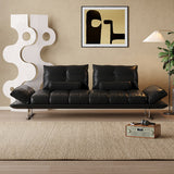 Living Room Double Sided Sofa with Leather Upholstery