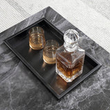 WEHOMZ Luxury Square Coffee Table with Sintered Stone Top & Metal Legs in Multiple Colors