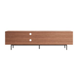 WEHOMZ Brown Media Console TV Stand with Drawers & Doors for 78-inch TVs