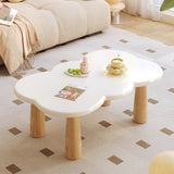 Modern Creative Cloud Coffee Table in Beige - Wood & MDF, Contemporary Style