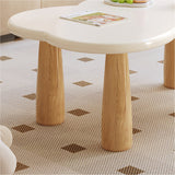 Modern Creative Cloud Coffee Table in Beige - Wood & MDF, Contemporary Style