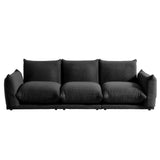 WEHOMZ Cloud Sectional Couch - Modular, Oversized Sofa in Lambswool Fabric, Available in White, Black & Green