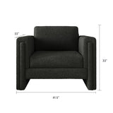 Modern Modular Sectional Sofa in Teddy Velvet or Cotton & Linen