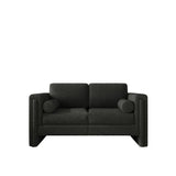 Modern Modular Sectional Sofa in Teddy Velvet or Cotton & Linen