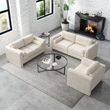 Modern Modular Sectional Sofa with Two Fabric Options