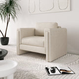 Modern Modular Sectional Sofa in Teddy Velvet or Cotton & Linen