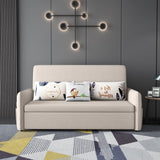 One-seater Loveseat Sleeper Sofa with Storage Pockets