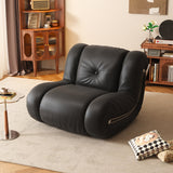Rocking Sofa Leisure Chair in Black, White, Brown, Green - Faux Leather & Technology Velvet Recliner