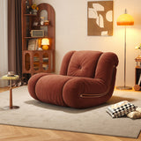 Rocking Sofa Leisure Chair in Black, White, Brown, Green - Faux Leather & Technology Velvet Recliner