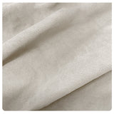 Beige Velvet Single Seat Sofa Bed with Side Pockets & Pullout Function