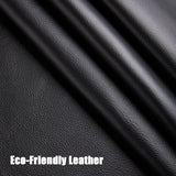WEHOMZ Togo Style Black Eco-Leather Sleeper Sofa Bed without Arms