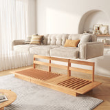 Velvet Modular Sofa with Built-in Storage Drawer & Solid Wooden Frame - Beige