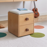 Beech Solid Wood Kids Storage Stool