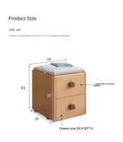 Beech Solid Wood Kids Storage Stool