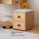 Beech Solid Wood Kids Storage Stool