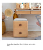 Beech Solid Wood Kids Storage Stool