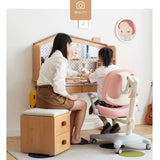 Beech Solid Wood Kids Storage Stool