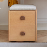 Beech Solid Wood Kids Storage Stool