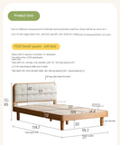 Beech Solid Wood Bedroom Furniture Set Children's Bed Montessori.