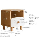 Beech Solid Wood Bedroom Furniture Set Children's Bed Montessori.