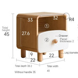 Beech Solid Wood Bedroom Furniture Set Children's Bed Montessori.