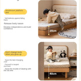 Beech Solid Wood Bedroom Furniture Set Children's Bed Montessori.