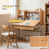 Beech Solid Wood Bedroom Furniture Set Children's Bed Montessori.