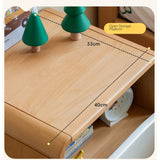 Beech Solid Wood Bedroom Furniture Set Children's Bed Montessori.
