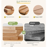 Beech Solid Wood Bedroom Furniture Set Children's Bed Montessori.